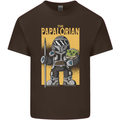 Father's Day The Papalorian Funny Papa Mens Cotton T-Shirt Tee Top Dark Chocolate