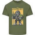 Father's Day The Papalorian Funny Papa Mens Cotton T-Shirt Tee Top Military Green