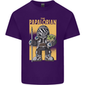 Father's Day The Papalorian Funny Papa Mens Cotton T-Shirt Tee Top Purple