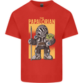Father's Day The Papalorian Funny Papa Mens Cotton T-Shirt Tee Top Red