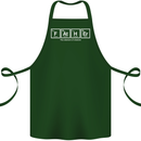 Father's Day the Element of Wisdom Dad Cotton Apron 100% Organic Forest Green