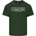 Father's Day the Element of Wisdom Dad Mens Cotton T-Shirt Tee Top Forest Green