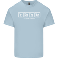 Father's Day the Element of Wisdom Dad Mens Cotton T-Shirt Tee Top Light Blue