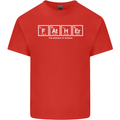 Father's Day the Element of Wisdom Dad Mens Cotton T-Shirt Tee Top Red