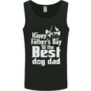 Fathers Day Best Dog Dad Funny Mens Vest Tank Top Black