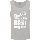 Fathers Day Best Dog Dad Funny Mens Vest Tank Top Sports Grey