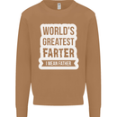 Fathers Day Farter Funny Flatulence Fart Mens Sweatshirt Jumper Caramel Latte