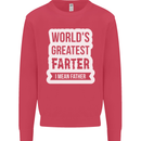 Fathers Day Farter Funny Flatulence Fart Mens Sweatshirt Jumper Heliconia