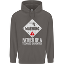 Fathers Day Teenage Daughter Funny Dad Mens 80% Cotton Hoodie Charcoal