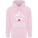 Fathers Day Teenage Daughter Funny Dad Mens 80% Cotton Hoodie Light Pink