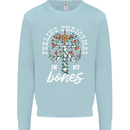 Feeling Christmas In My Bones Mens Sweatshirt Jumper Light Blue