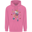 Female Rock Climber Climbing Wall Mens 80% Cotton Hoodie Azelea