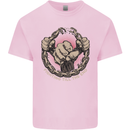 Fighting 'Till the End MMA Martial Arts Mens Cotton T-Shirt Tee Top Light Pink