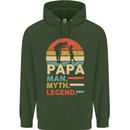 First Fathers Day Together Funny Baby Beer Mens 80% Cotton Hoodie Forest Green