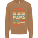 First Fathers Day Together Funny Baby Beer Mens Sweatshirt Jumper Caramel Latte