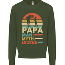 First Fathers Day Together Funny Baby Beer Mens Sweatshirt Jumper Forest Green