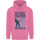 Fishing Do Not Disturb Funny Fisherman Mens 80% Cotton Hoodie Azelea