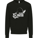Fishing the Master Baiter Funny Fisherman Mens Sweatshirt Jumper Black