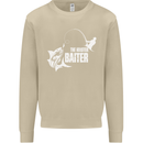 Fishing the Master Baiter Funny Fisherman Mens Sweatshirt Jumper Sand