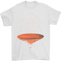 Flat Planet Mars Mens T-Shirt Cotton Gildan White