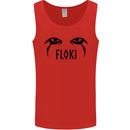 Floki Eyes Vikings Valhalla Odin Mens Vest Tank Top Red