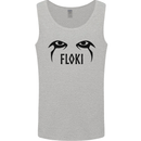 Floki Eyes Vikings Valhalla Odin Mens Vest Tank Top Sports Grey