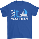 Fook It I'm Going Sailing Sailor Boat Yacht Mens T-Shirt Cotton Gildan Royal Blue