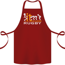 Fook It Im Playing Rugby Union Player Funny Cotton Apron 100% Organic Maroon