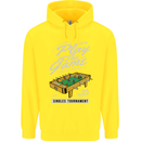 Foosball Play the Game Football Footy Childrens Kids Hoodie Yellow