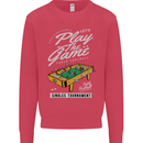 Foosball Play the Game Football Footy Mens Sweatshirt Jumper Heliconia