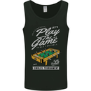 Foosball Play the Game Football Footy Mens Vest Tank Top Black