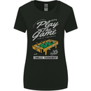 Foosball Play the Game Football Footy Womens Wider Cut T-Shirt Black