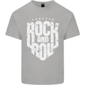 Forever Rock and Roll Guitar Music Kids T-Shirt Childrens Sports Grey