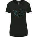 Fox Celtic Zodiac Sign Womens Wider Cut T-Shirt Black