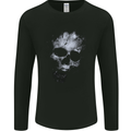 Freaky Skulll Biker Gothic Mens Long Sleeve T-Shirt Black