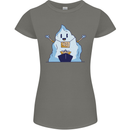 Free Hugs Iceberg and Ship Environment Womens Petite Cut T-Shirt Charcoal