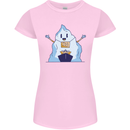 Free Hugs Iceberg and Ship Environment Womens Petite Cut T-Shirt Light Pink