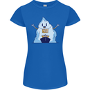 Free Hugs Iceberg and Ship Environment Womens Petite Cut T-Shirt Royal Blue