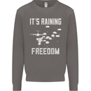 Freedom Parachute Regiment Para 1 2 3 4 SAS Mens Sweatshirt Jumper Charcoal