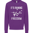 Freedom Parachute Regiment Para 1 2 3 4 SAS Mens Sweatshirt Jumper Purple