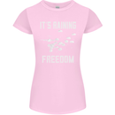 Freedom Parachute Regiment Para 1 2 3 4 SAS Womens Petite Cut T-Shirt Light Pink