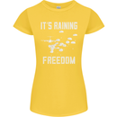 Freedom Parachute Regiment Para 1 2 3 4 SAS Womens Petite Cut T-Shirt Yellow