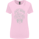 Freedom Wheels Cafe Racer Biker Motorcycle Womens Wider Cut T-Shirt Light Pink