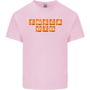 French Fries Periodic Table Chemistry Funny Mens Cotton T-Shirt Tee Top Light Pink