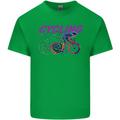 Funky Cycling Cyclist Bicycle Bike Cycle Mens Cotton T-Shirt Tee Top Irish Green