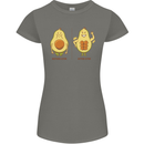 Funny Advacado Gym Bodybuilding Fitness Womens Petite Cut T-Shirt Charcoal