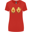 Funny Advacado Gym Bodybuilding Fitness Womens Wider Cut T-Shirt Red