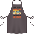 Funny Alcohol Caravanning Caravan Beer Cotton Apron 100% Organic Dark Grey