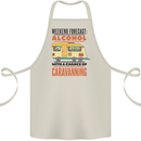 Funny Alcohol Caravanning Caravan Beer Cotton Apron 100% Organic Natural