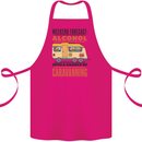 Funny Alcohol Caravanning Caravan Beer Cotton Apron 100% Organic Pink